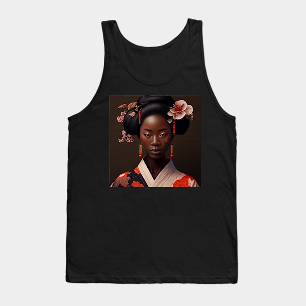 GreyStone Dojo-Afro Geisha 2 Tank Top by solomonabrams